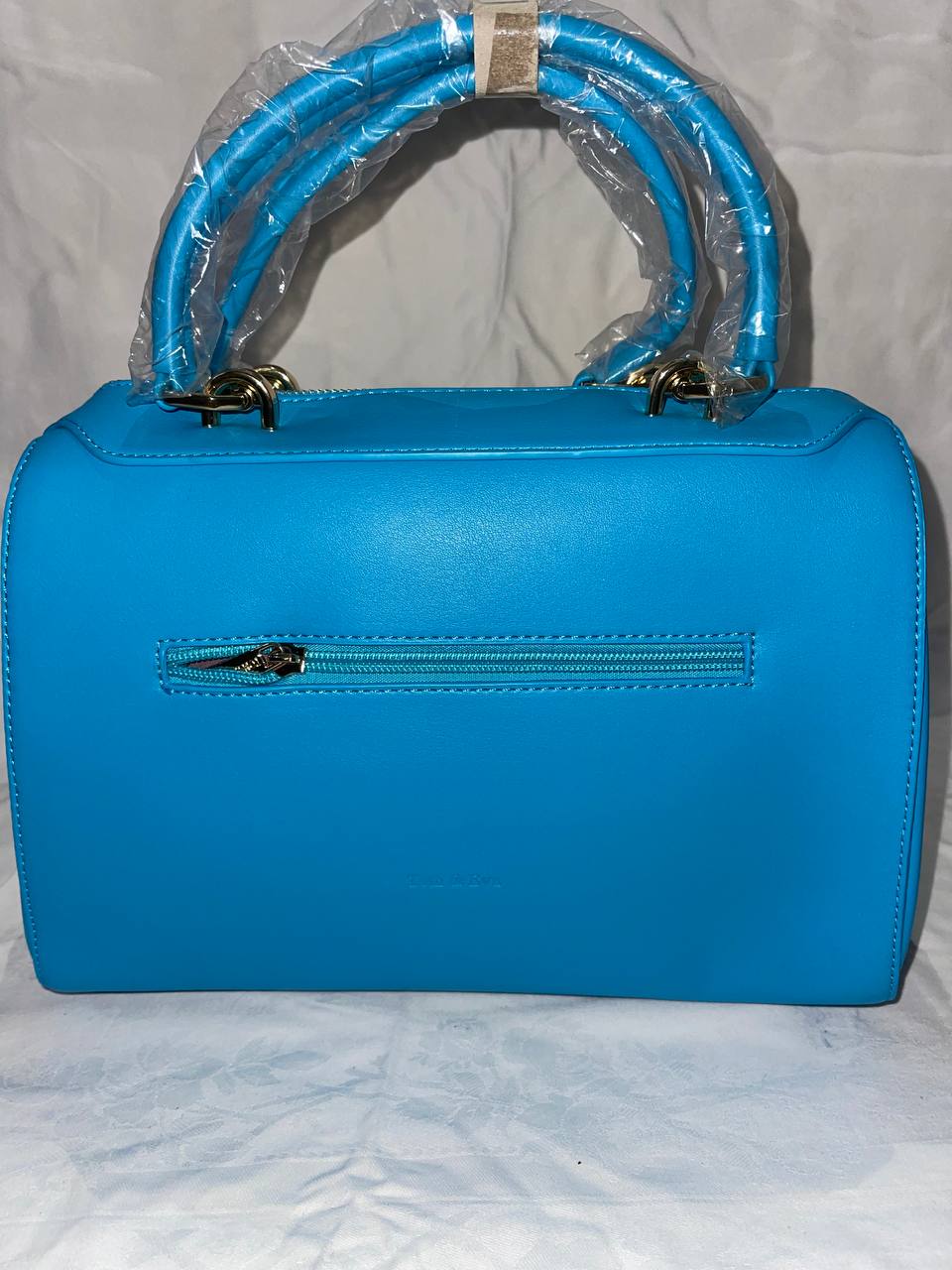 Sac à main Tom & Eva RC Bleu-Blanc