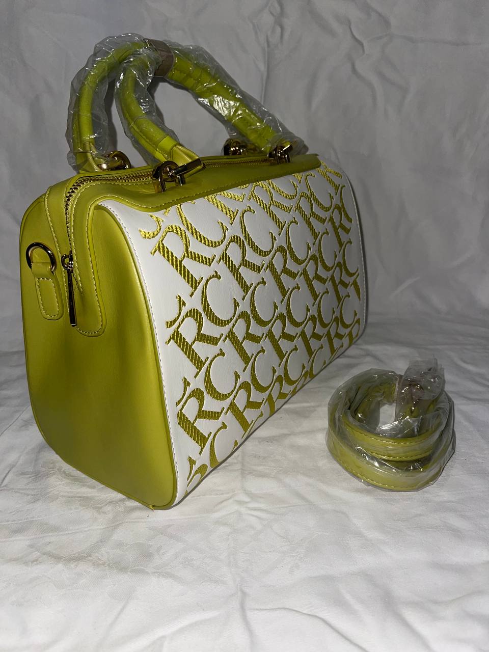 Sac à main Tom & Eva RC Vert-Dorée