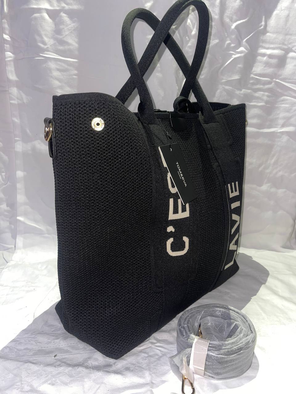 Sac à main Tom & Eva Grand 24B-5014 Noir