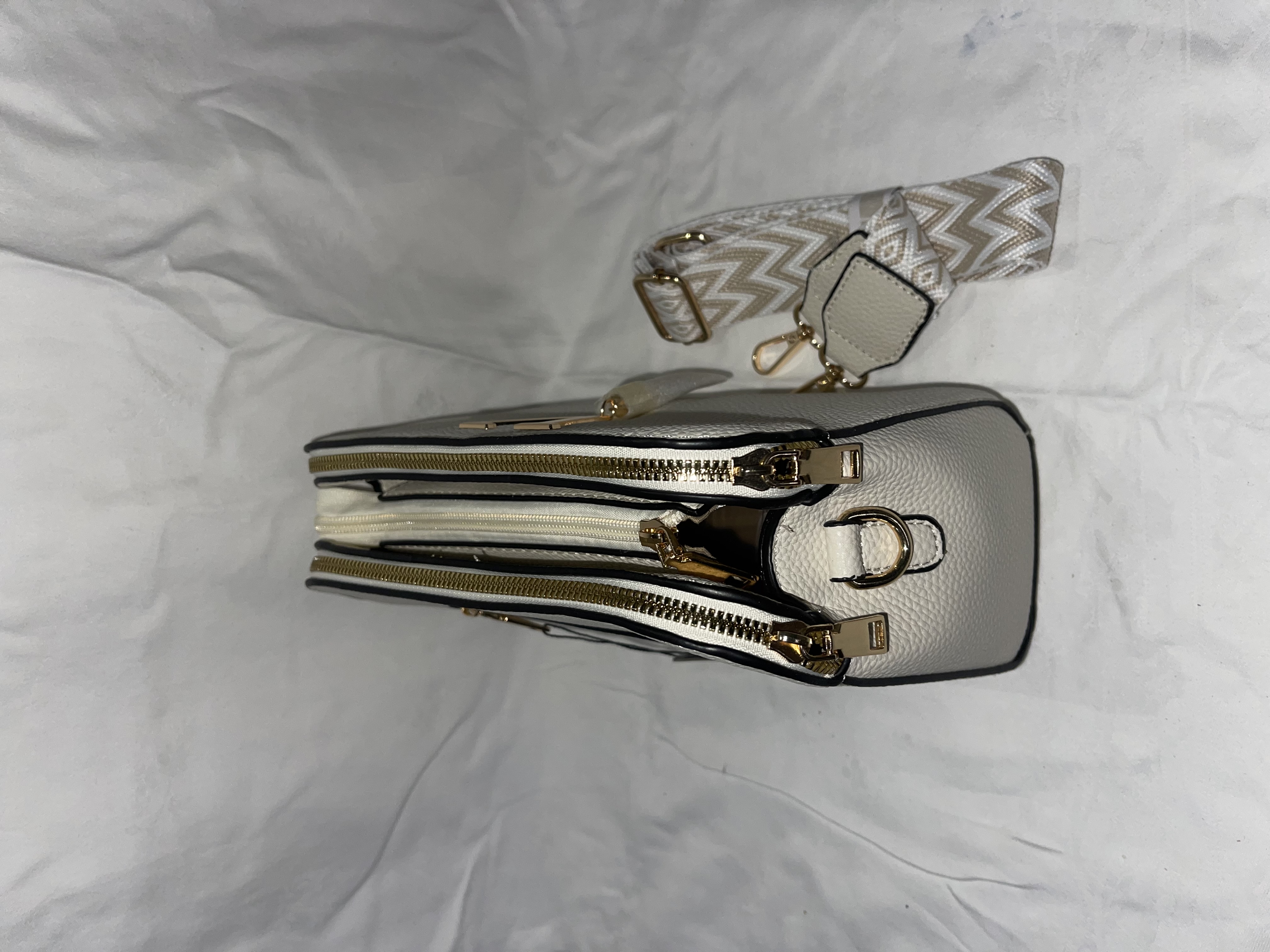 Sac bandoulière Alexia Blanc