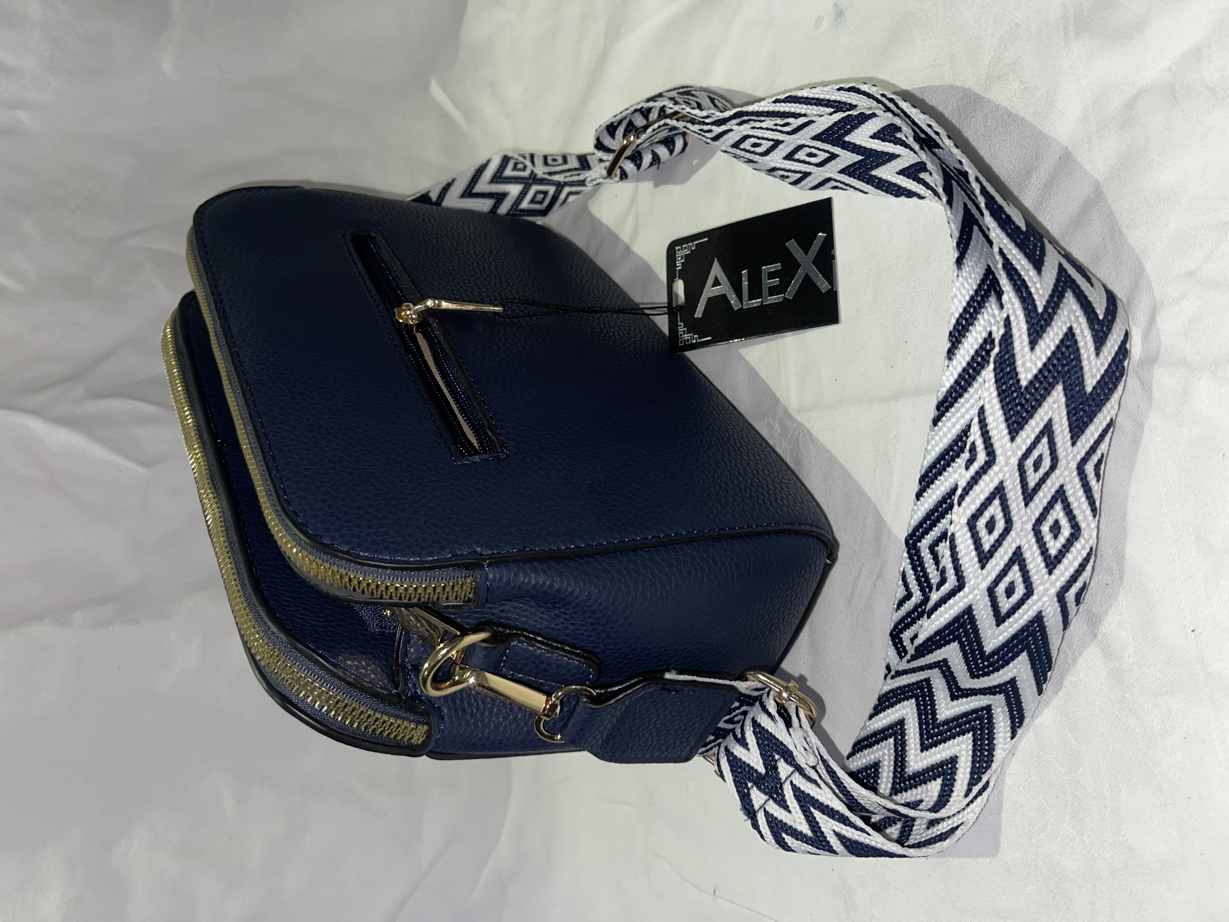 Sac bandoulière Alexia Bleu