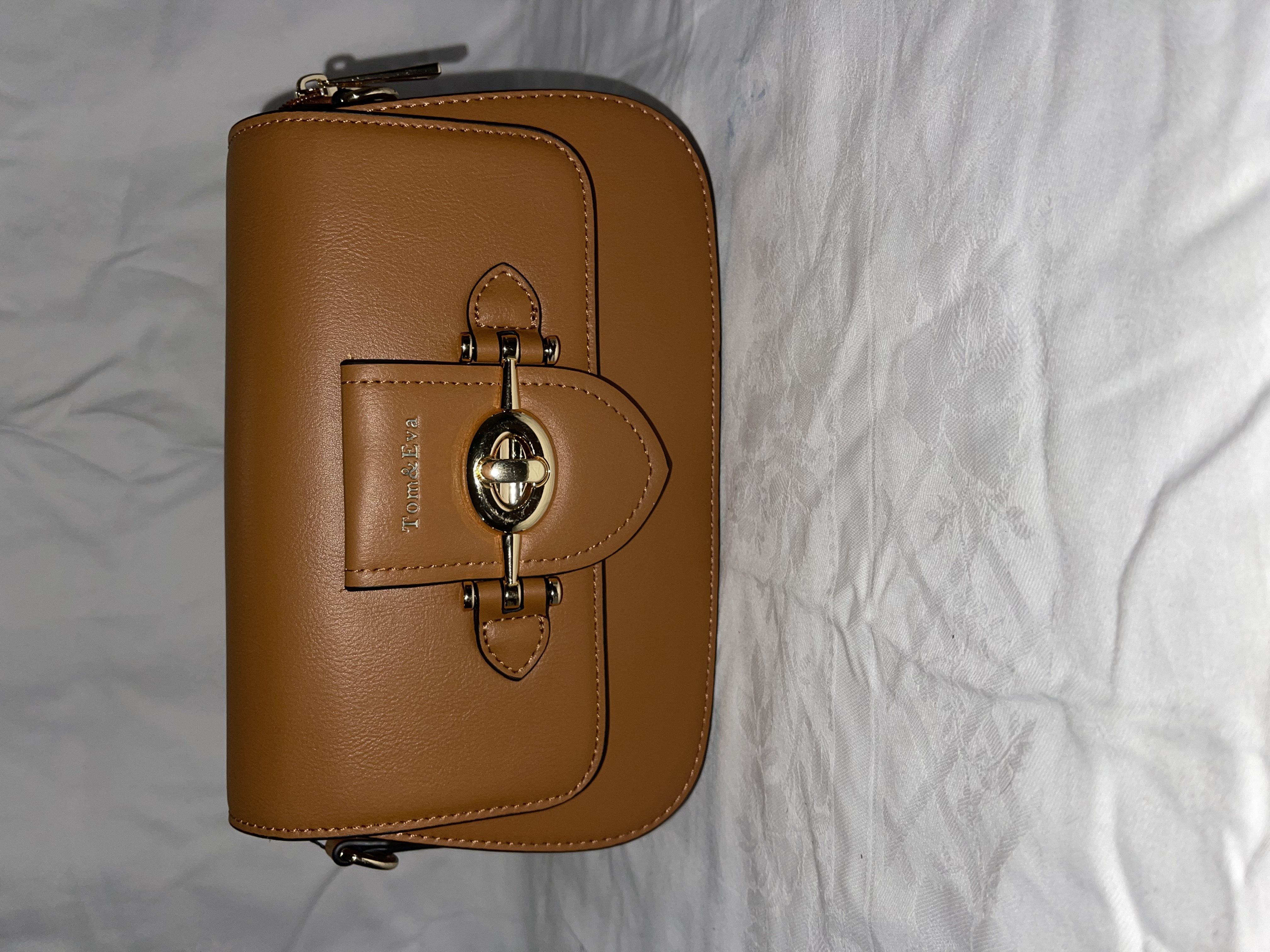 Sac bandoulière Tom & Eva Marron